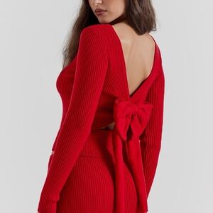 Sula bow back sweater